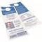 Avery Laser Inkjet Tear-Away Cards Door Hanger, 11" H x 4.3" W, White, 100 PK AVE16150 - alternate 5
